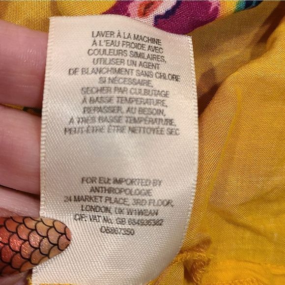 Anthropologie Floral Sleeveless Blouse - Multicolor - Picture 7 of 9